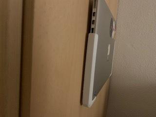 Wall Mount Rails - Glue Fixation Macbook Pro  (2013-2018 models)