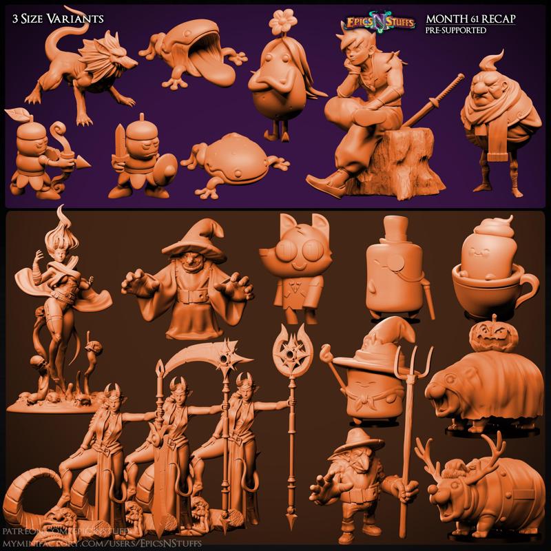 Epics 'N' Stuffs Month 61 Releases - pre-supported