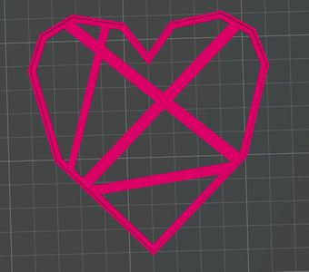 symmetry heart cookie cutter   