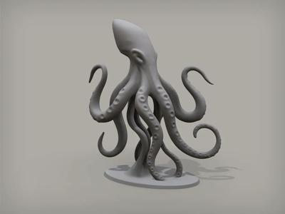 Octopus Statue   