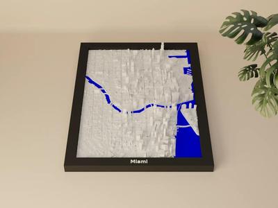 Miami - 3D Miniature   