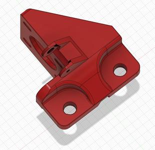 Ender 3 Direct Drivinator with slim cable chain mount
