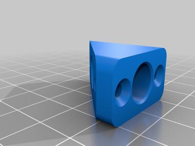 Angled Filament Flange with Flat Surfaces