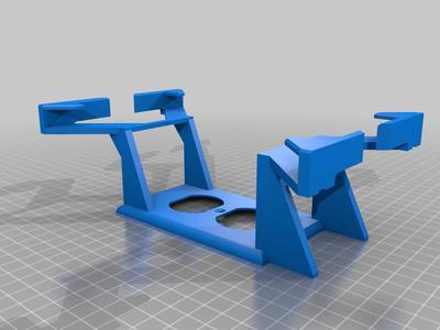 Floating Tablet outlet stand