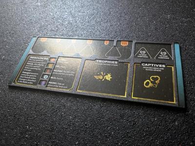Arcs Board Game Player Board Overlay   