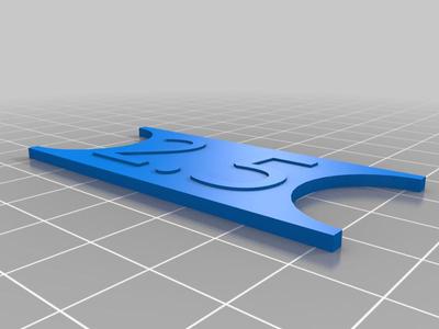 Wargame Movement Templates for 25mm Bases 