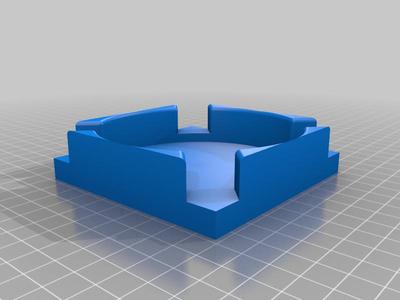 Cupholder for camper/caravan cabinet