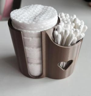 Cotton pads and swabs organizer   