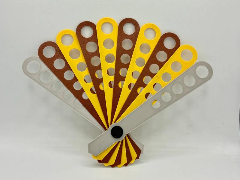 Fächer / Handfächer "Spaghetti" - V2.1   