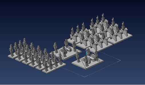 SIMPLE SOLDIERS FOR NAPOLEONIC WARGAME 3D