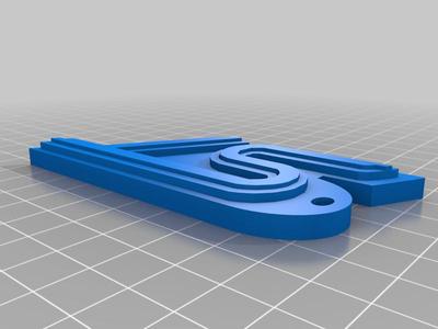 test print sliced ford badge
