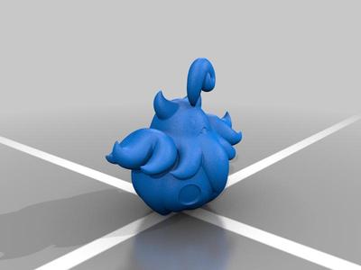 PUMPKABOO - 3D printable Halloween Pokemon!