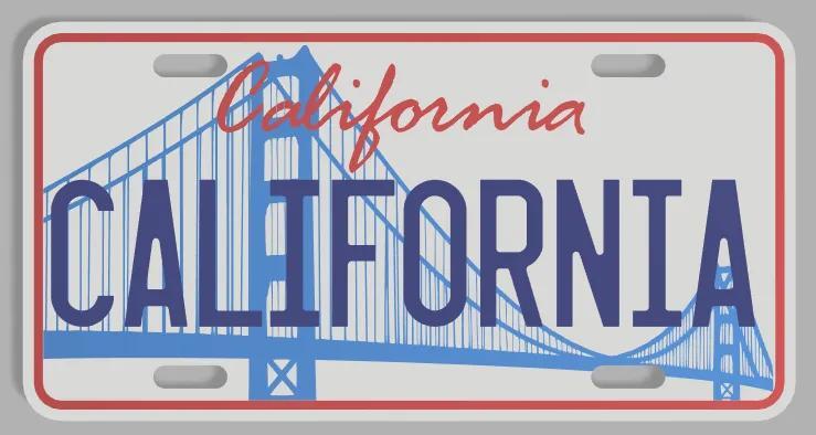 California Plate   