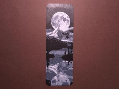 Moon Landscape Bookmark