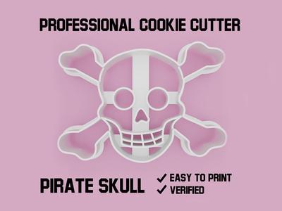 Pirate skull cookie cutter