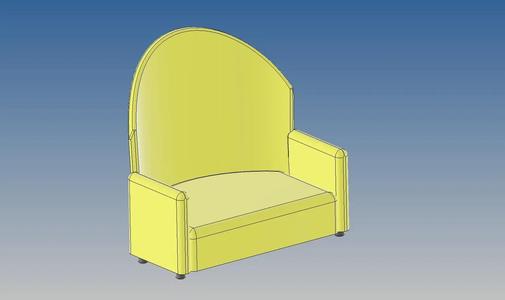 Dollhouse couch   