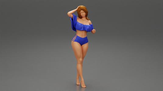 Woman Spring Mood in bikini