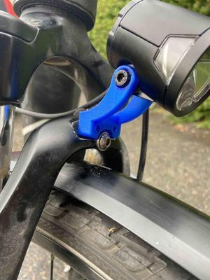 Bike light mount for Merida Espresso