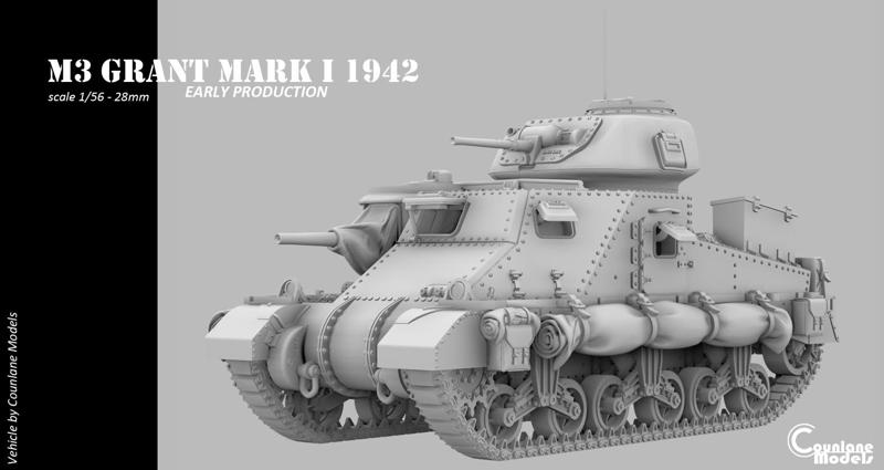 M3 Grant mark I early prod 1941-42