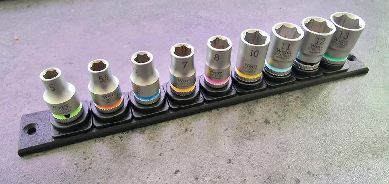 Wera 1/4 socket wall holder   