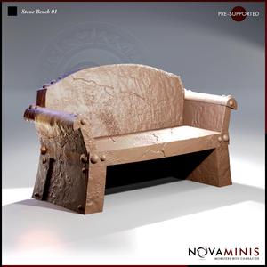 Stone Bench 01