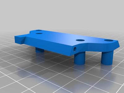 Tamiya Bullhead / Clod Buster axle steering servo mount