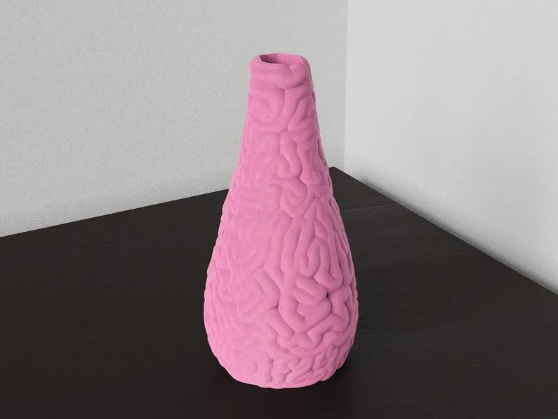 Brain Vase   