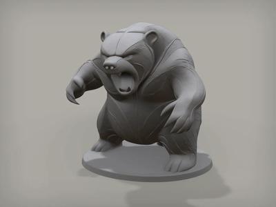 Bear Statue   