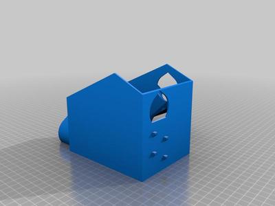 Hamster house with detachable roof