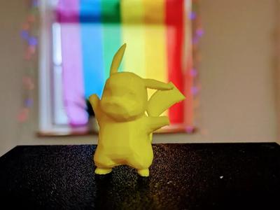 Low poly Pikachu   