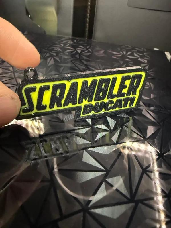 ducati scrambler portachiavi   