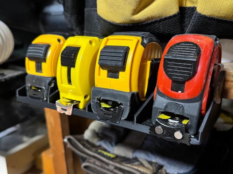 Four Slot Measuring Tape Holder   