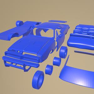 Dodge Charger General Lee 1969 Printable Car In Separate Parts