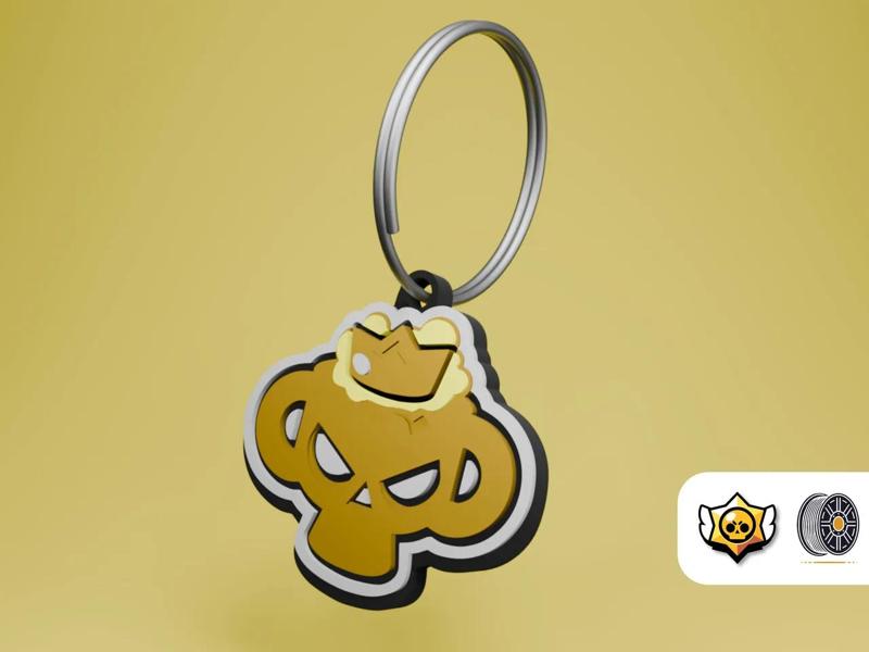 Pro Rank Icon | Brawl Stars Keychain Series   