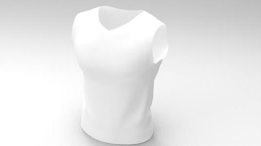3d shirt sleeveless
