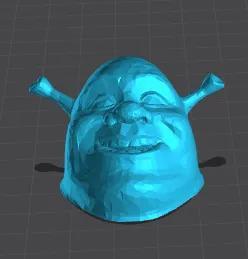 Shrek Head Bead   