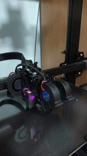 Separador de electronica para extrusor sprite ender 3 s1 plus   
