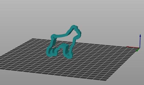 Cookie cutter dog 