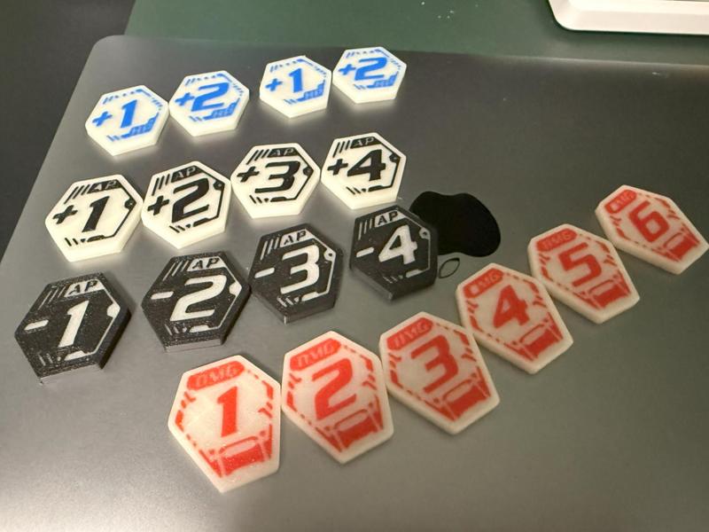 TCG Status Tokens - Gundam Digimon Lorcana