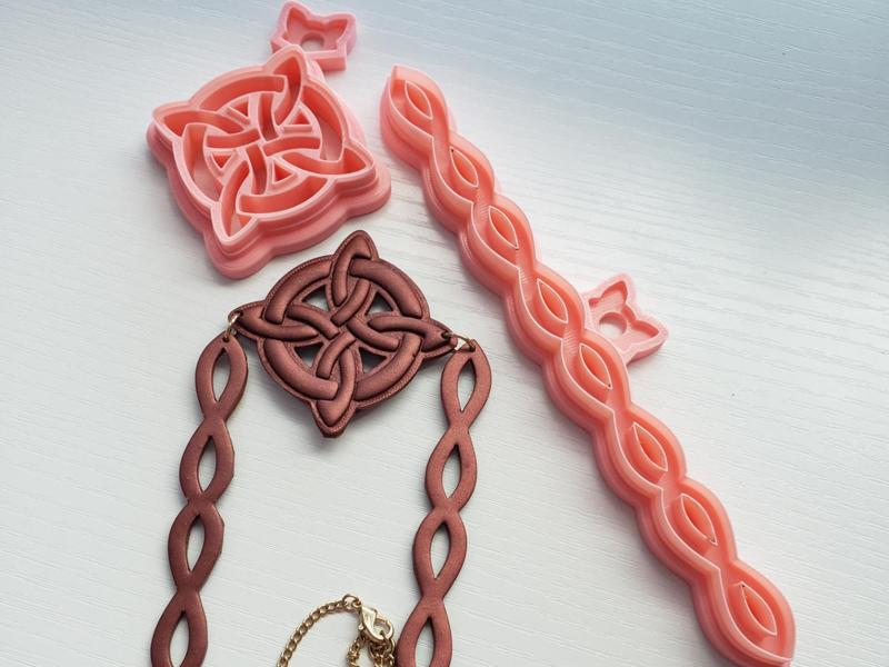 Celtic Headband Polymer Clay Cutter Set