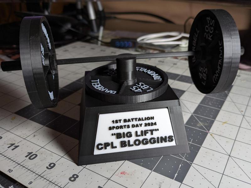 Trophy with Secret Compartment