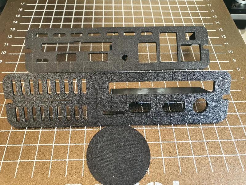 DeskPi Pro V2.0 front - back cover   