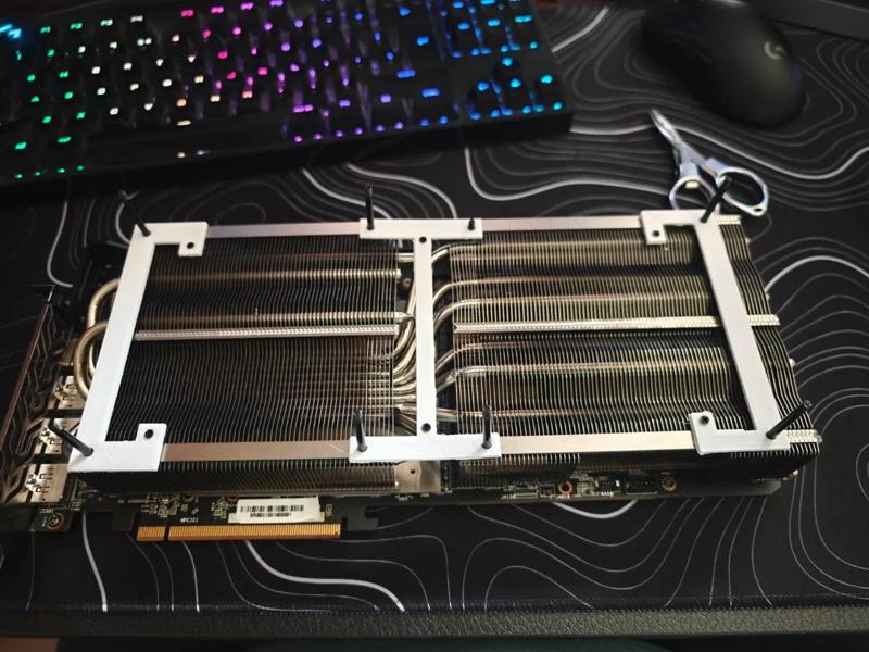 120mm Fan Bracket for ASRock RX7900XTX Phantom Gaming   