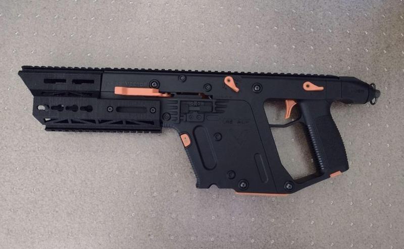 Hand guard for Vector V2 gel blaster