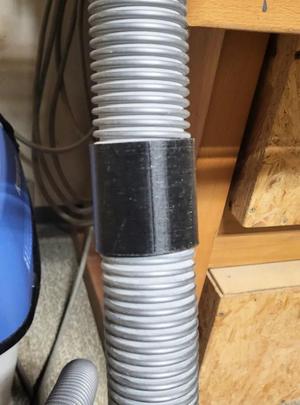 38 (ID)/45(OD) mm or 1 1/2" Vacuum Hose repair connector. STEP included   