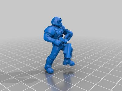 Classic Doomguy with Super shotgun