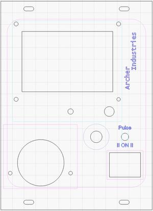 K40 Mini Custom Control Panel for Cohesion3D/RepRapDiscount LCD and Ammeter/Current Meter
