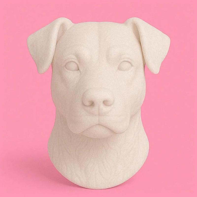 Chinese Zodiac Dog Head Model   