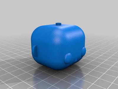 Funko Pop style Lego Minifig compatible head