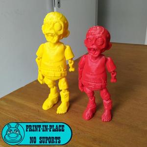Artculated Flexi Zombi Print in Place